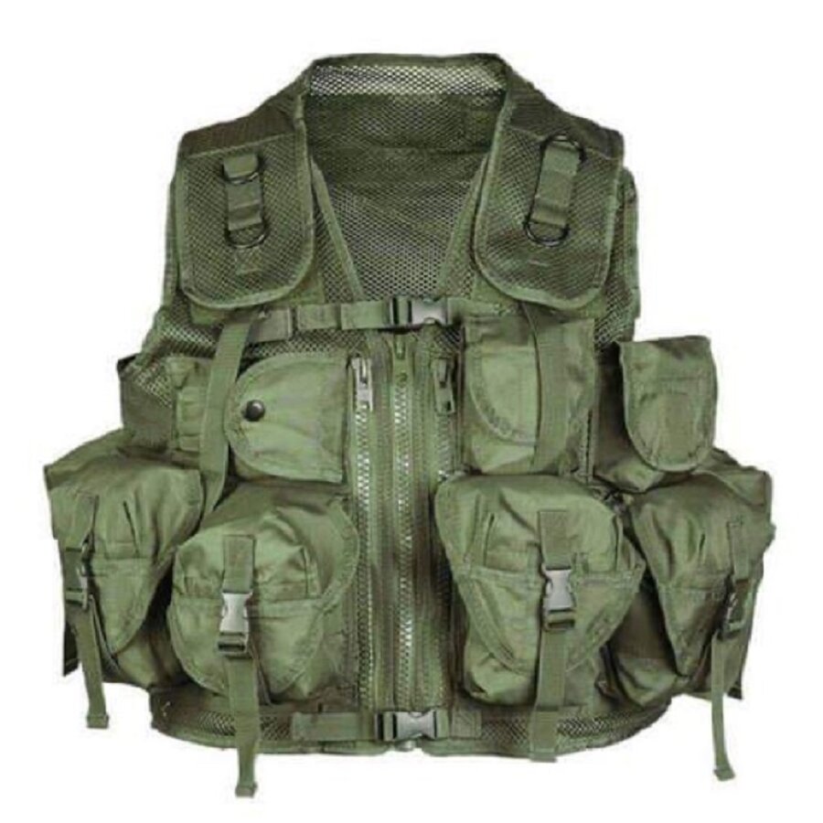 Γιλέκο Μάχης Mil-Tec Vest Tactical 9 θήκες χακί
