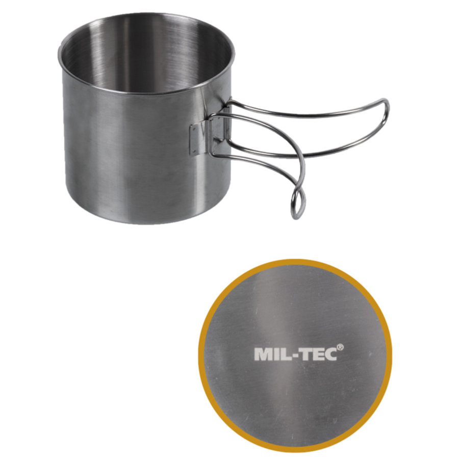 Μεταλλική Κούπα Stainless Steel Mug 600ml Mil-Tec