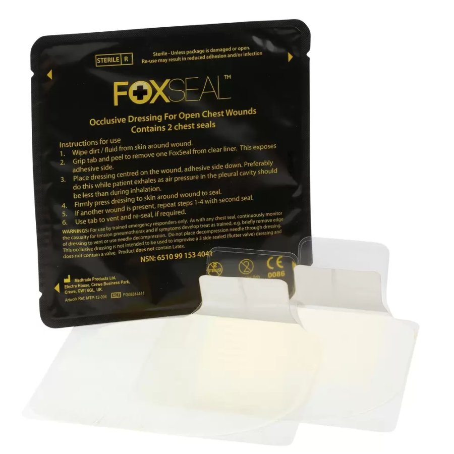 Foxseal Θωρακική Σφραγίδα Τραυμάτων