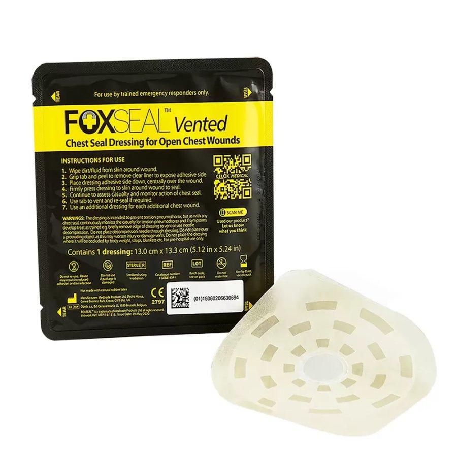 Foxseal Vented Θωρακική Σφραγίδα 1x με Βαλβίδα