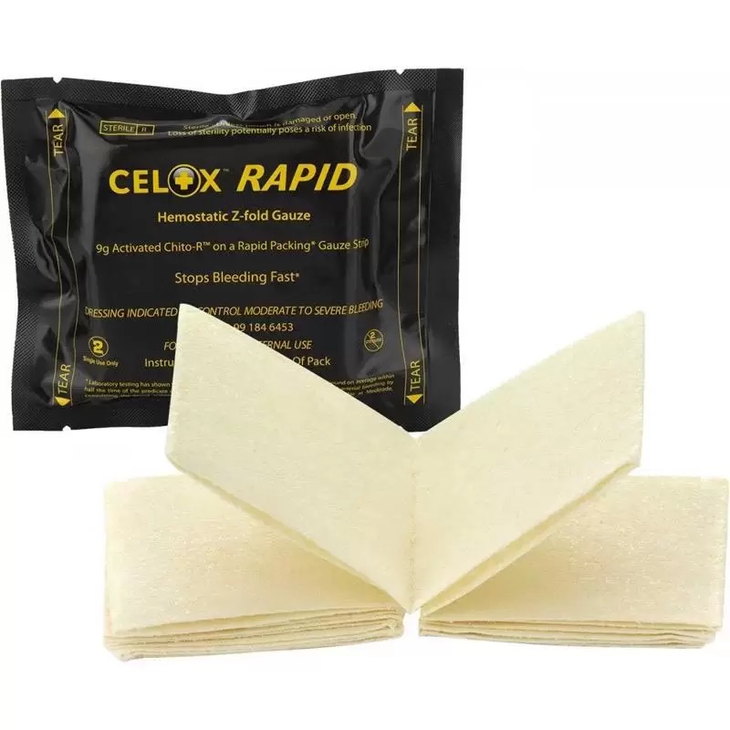 Celox Αιμοστατική Γάζα Rapid Z-Fold