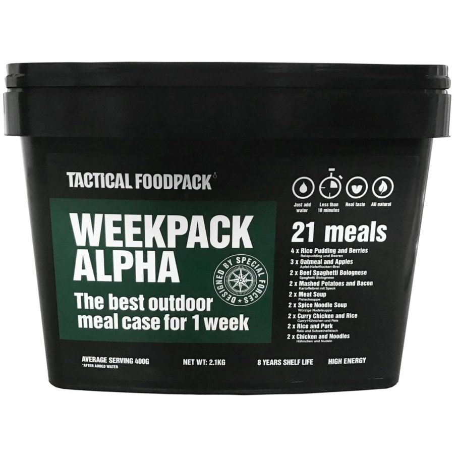 Tactical Foodpack Τροφή Επιβίωσης Weekpack Alpha