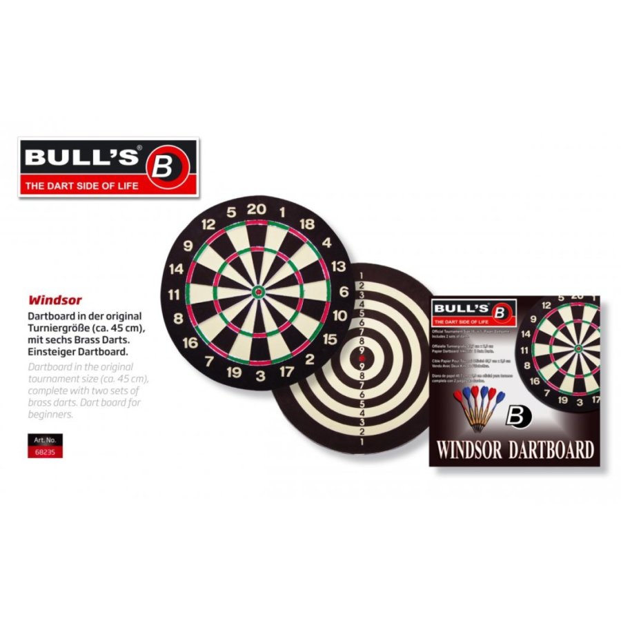 ΣΤΟΧΟΣ DART BULL'S Windsor Paper Dartboard