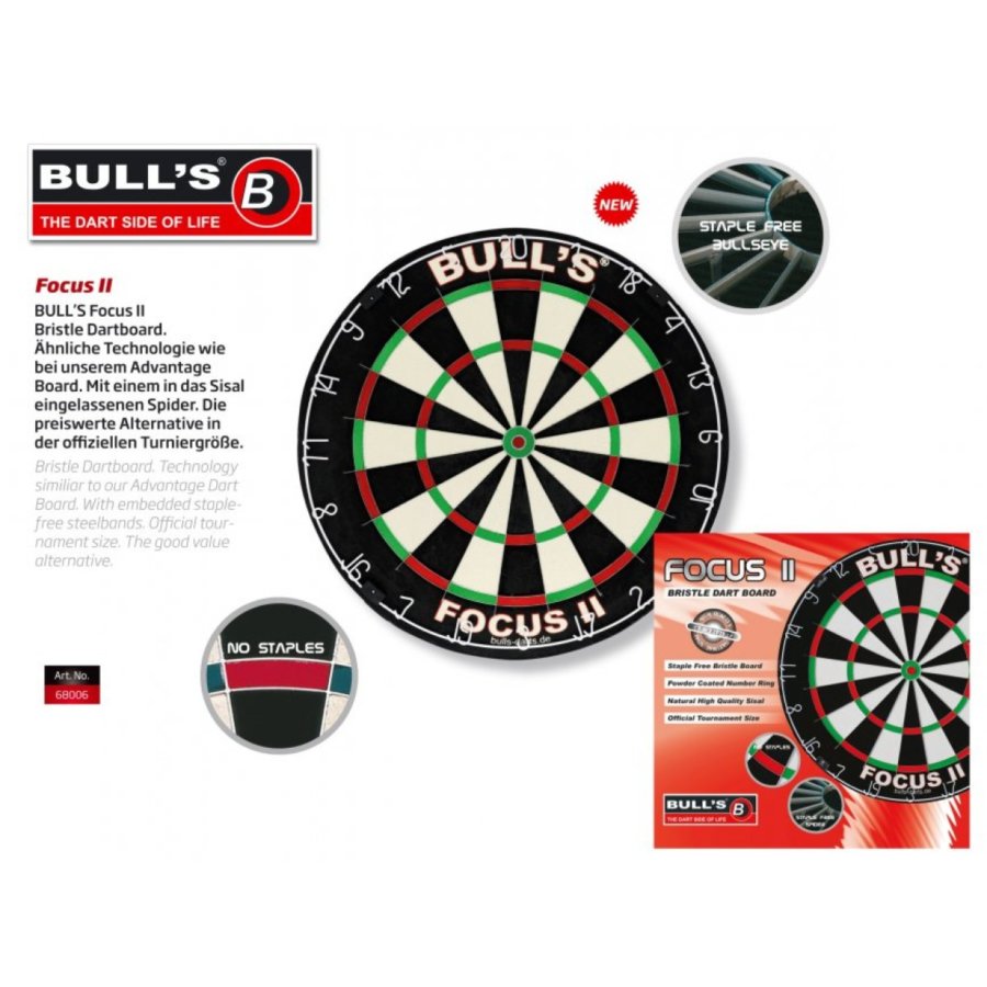 ΣΤΟΧΟΣ DART BULL's Focus II Bristle Board