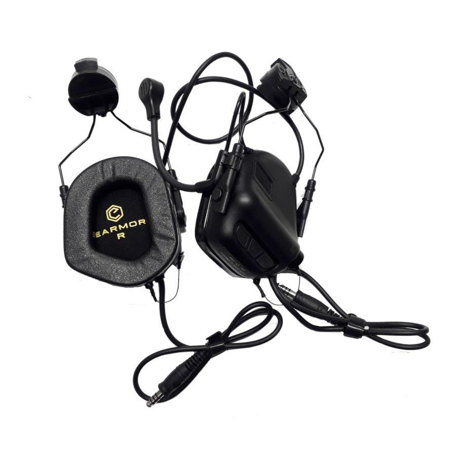 Ωτοασπίδες – Ακουστικά Επικ.Military EARMOR M32H-ARC-MARK-I Blk – DUAL COM