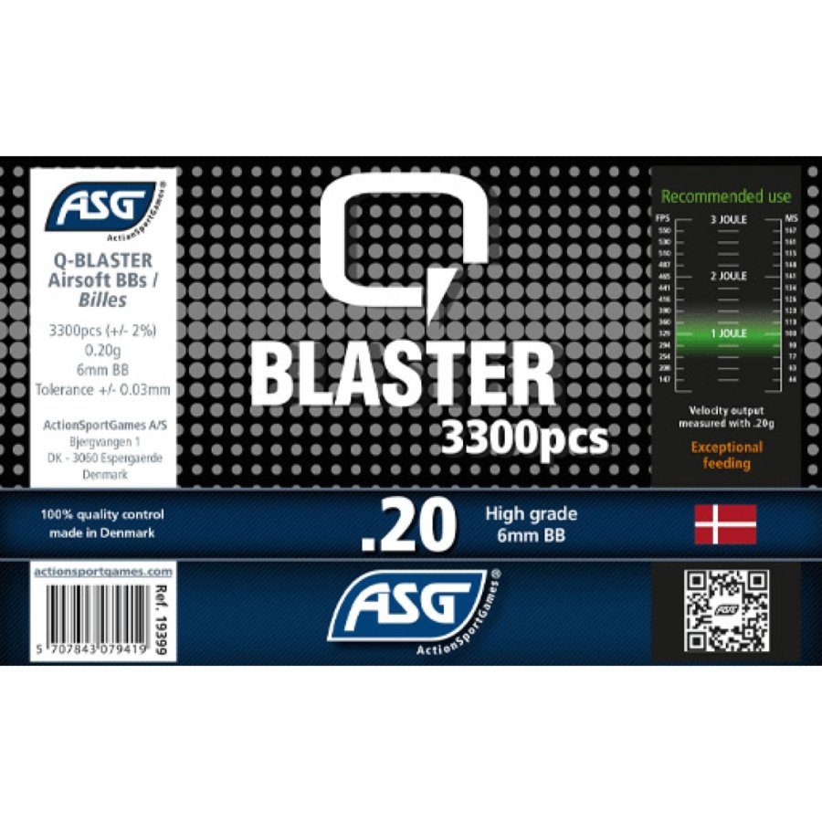 ΜΠΙΛΙΕΣ SOFT Q BLASTER, 0.20g, 3300pcs