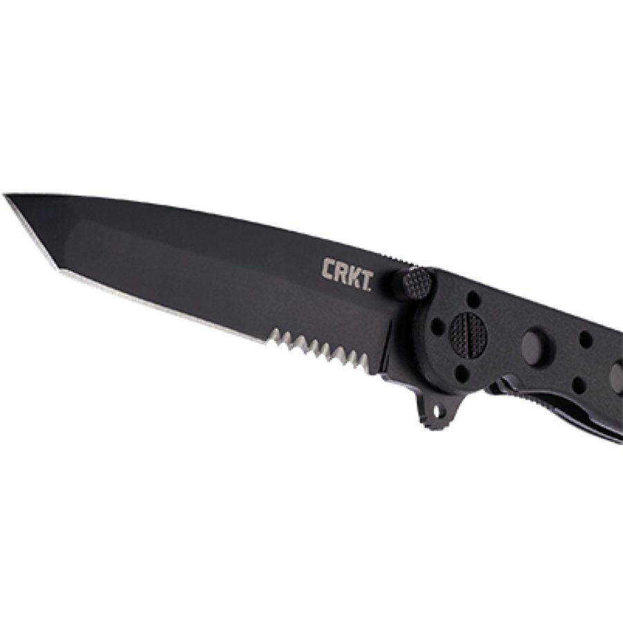 CRKT M16-10KZ TANTO BLACK W/TRIPLE POINT SERRATIONS