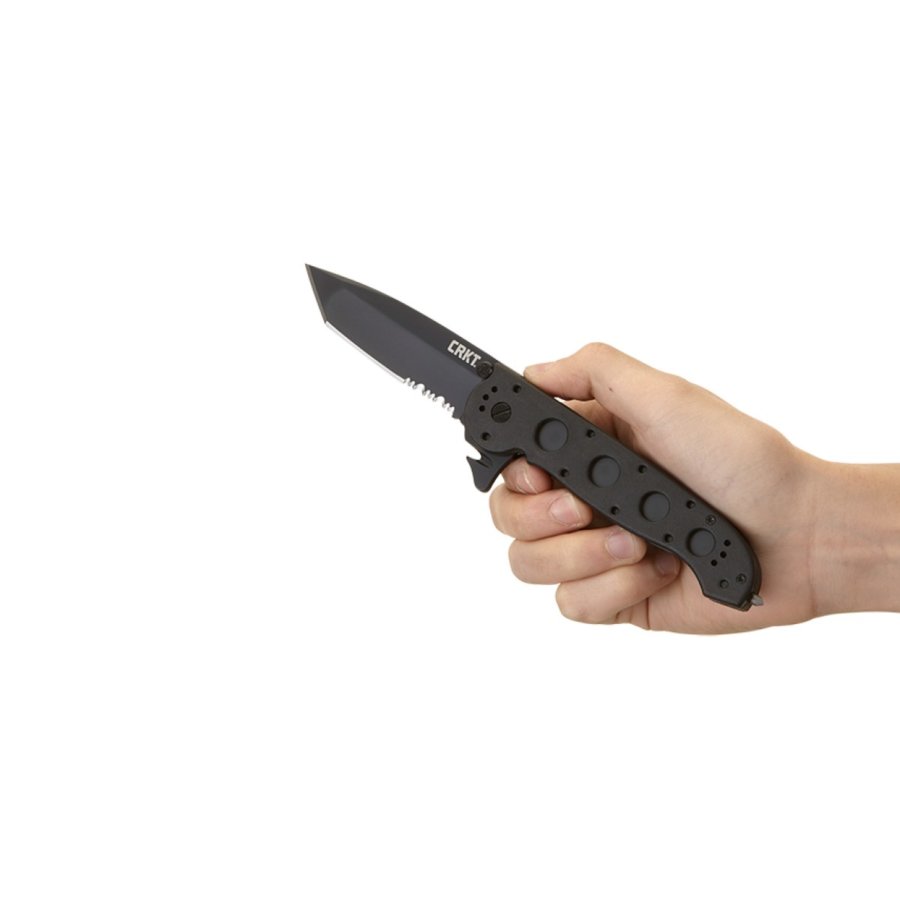 Σουγιάς CRKT M16-14ZLEK TANTO BLACKOUT W/TRIPLE POINT SERRATIONS