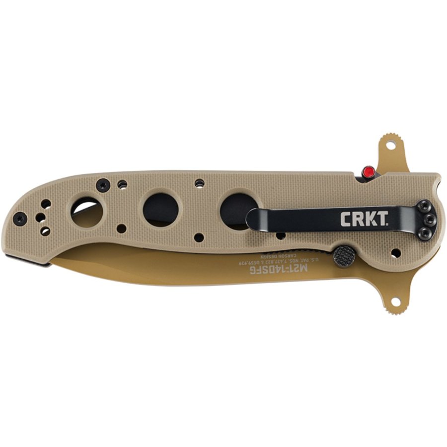 CRKT M21-14DSFG SPECIAL FORCES DROP POINT W/VEFF SERRATIONS