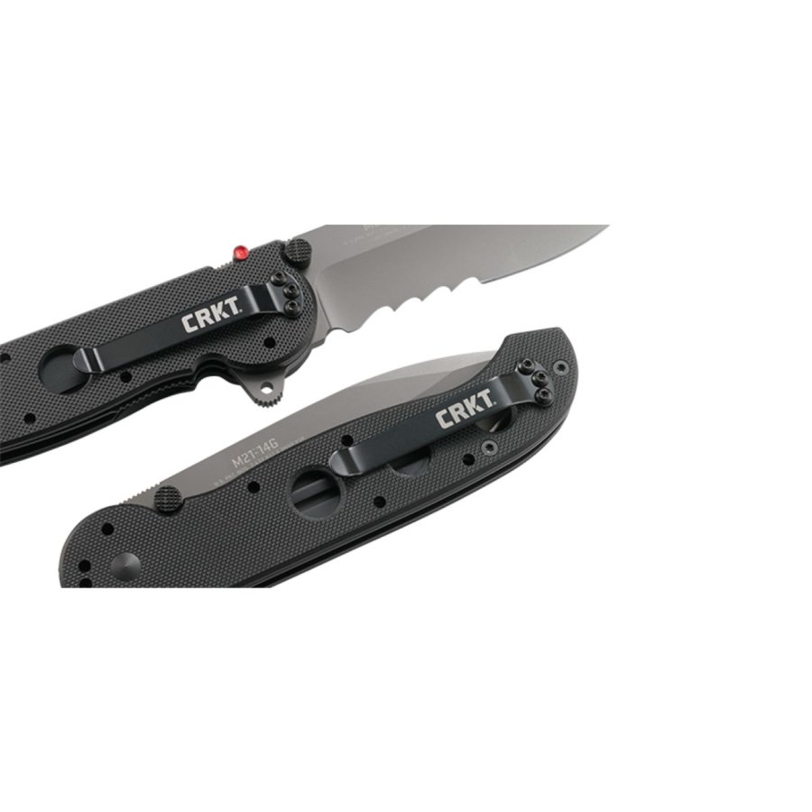 CRKT M21-14G BLACK G10 W/VEFF SERRATIONS