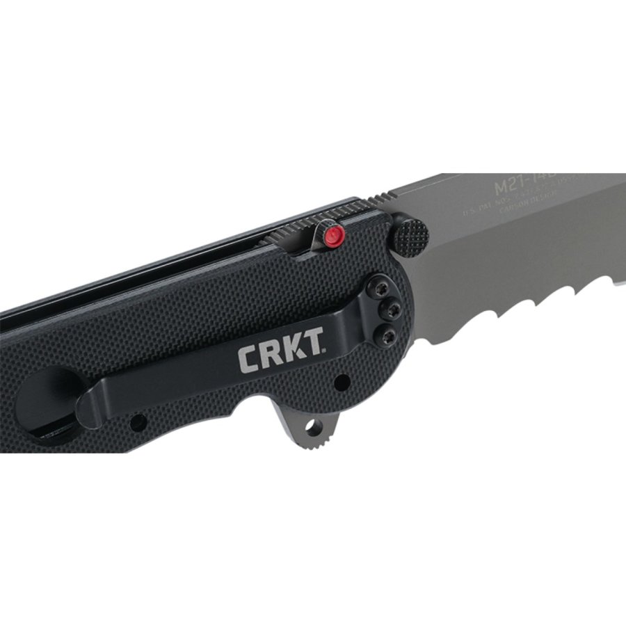 CRKT M21-14G BLACK G10 W/VEFF SERRATIONS