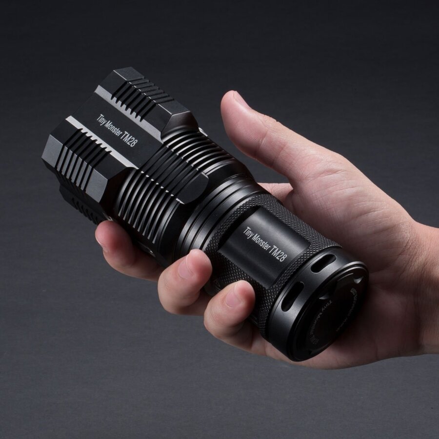 ΦΑΚΟΣ LED NITECORE Tiny Monster TM28, 6000 Lumens + 4XIMR18650 + prot. board