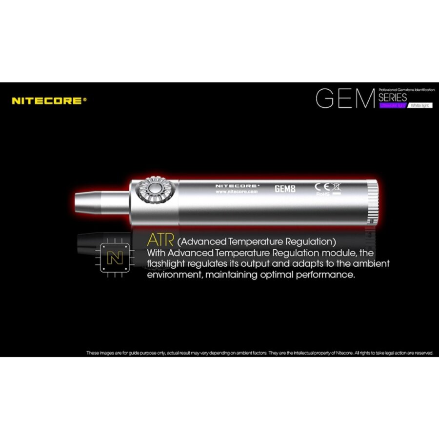 ΦΑΚΟΣ LED NITECORE GEMSTONE GEM8