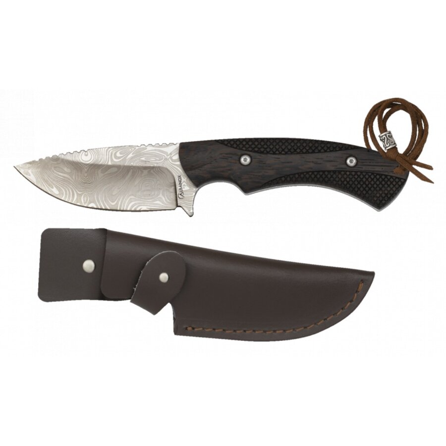 ΜΑΧΑΙΡΙ Albainox ornated knife – leather pouch