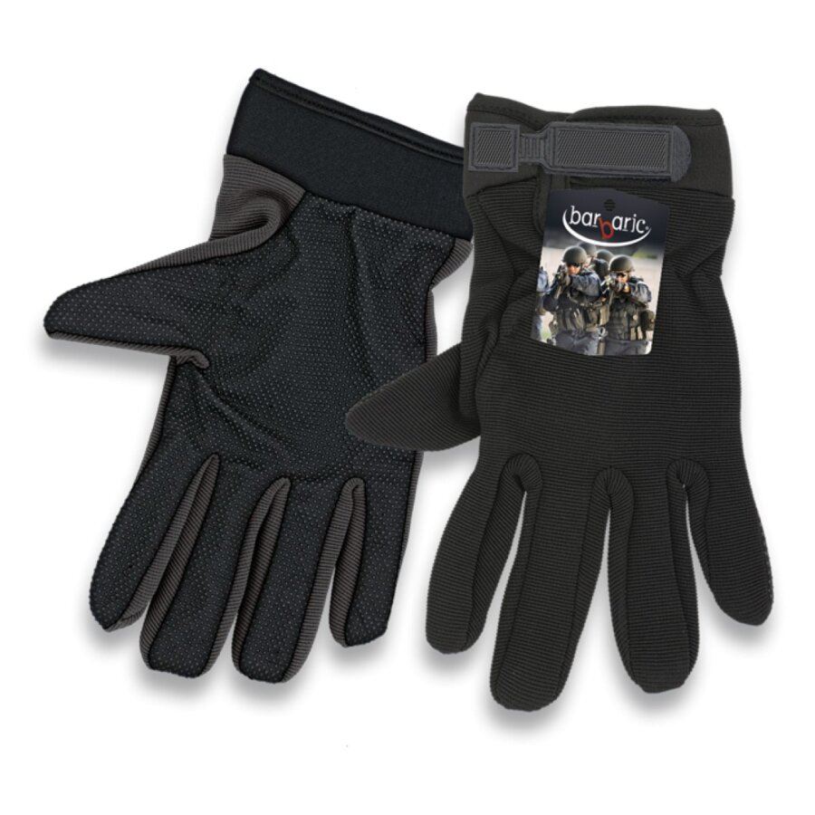 ΓΑΝΤΙΑ Tactical Gloves BARBARIC black, 30594-NE