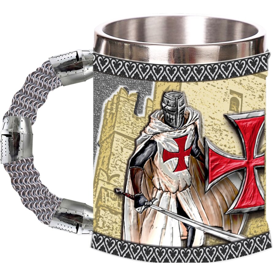 ΠΟΤΗΡΙ ΔΙΑΚΟΣΜΗΤΙΚΟ TOLE10 Resin mug. Knight Templar, 39151