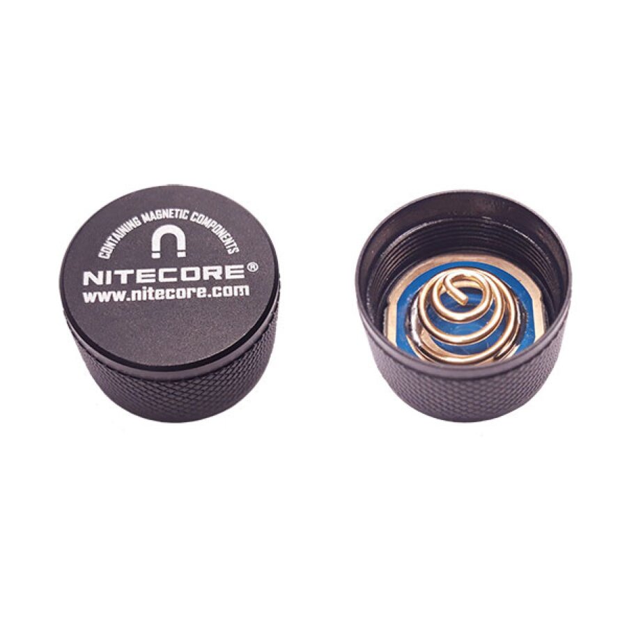 Tail cap για φακούς Nitecore HC35 – Μαγνητικό Βιδωτό καπάκι ουράς με ελατήριο