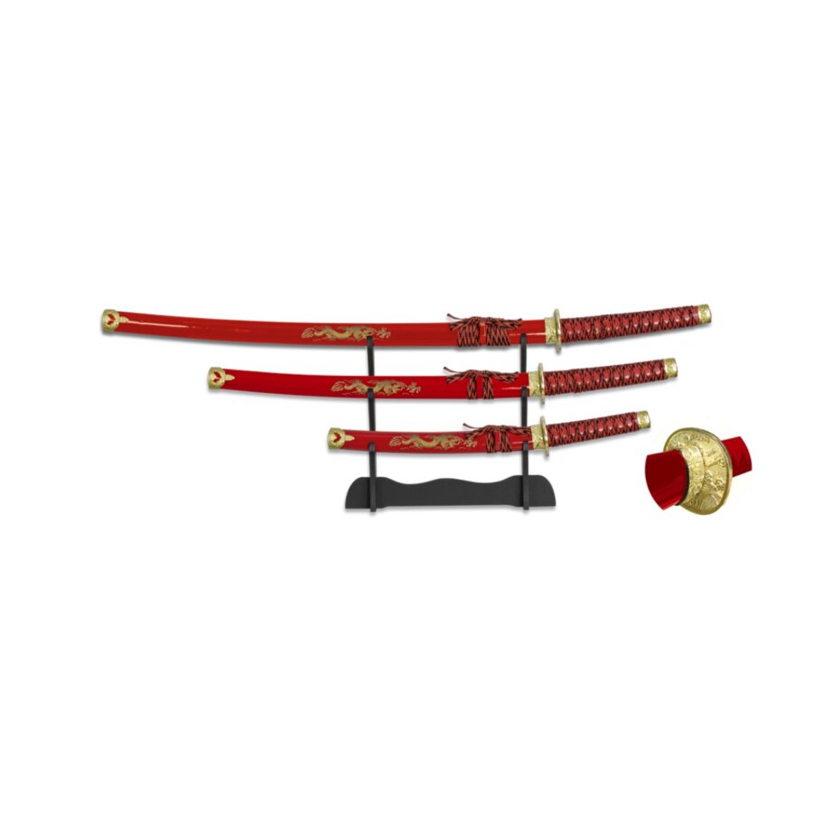 ΣΠΑΘΙΑ TOLE10 Set 3 katana 29cm/49cm/70cm, 31515-RO