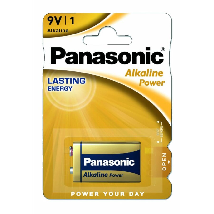 ΜΠΑΤΑΡΙΑ PANASONIC Alkaline, 6LR61, 9V, BL1 (τιμή τεμαχίου)