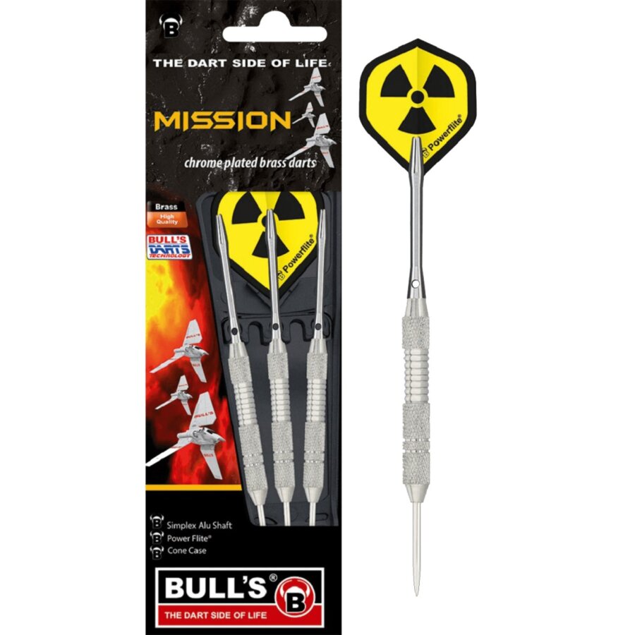 ΒΕΛΑΚΙΑ DART BULL'S, Steel Darts, Mission, 22g