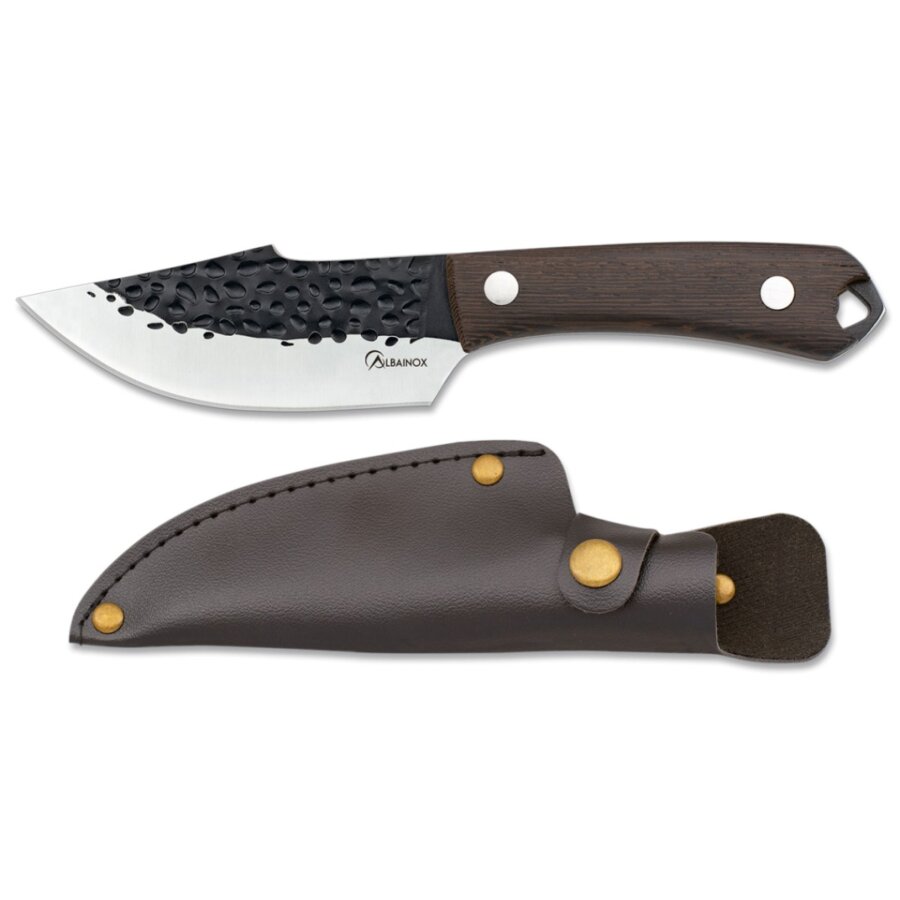 ΜΑΧΑΙΡΙ Albainox wenge wood knife. Blade 10.5 cm, 32708