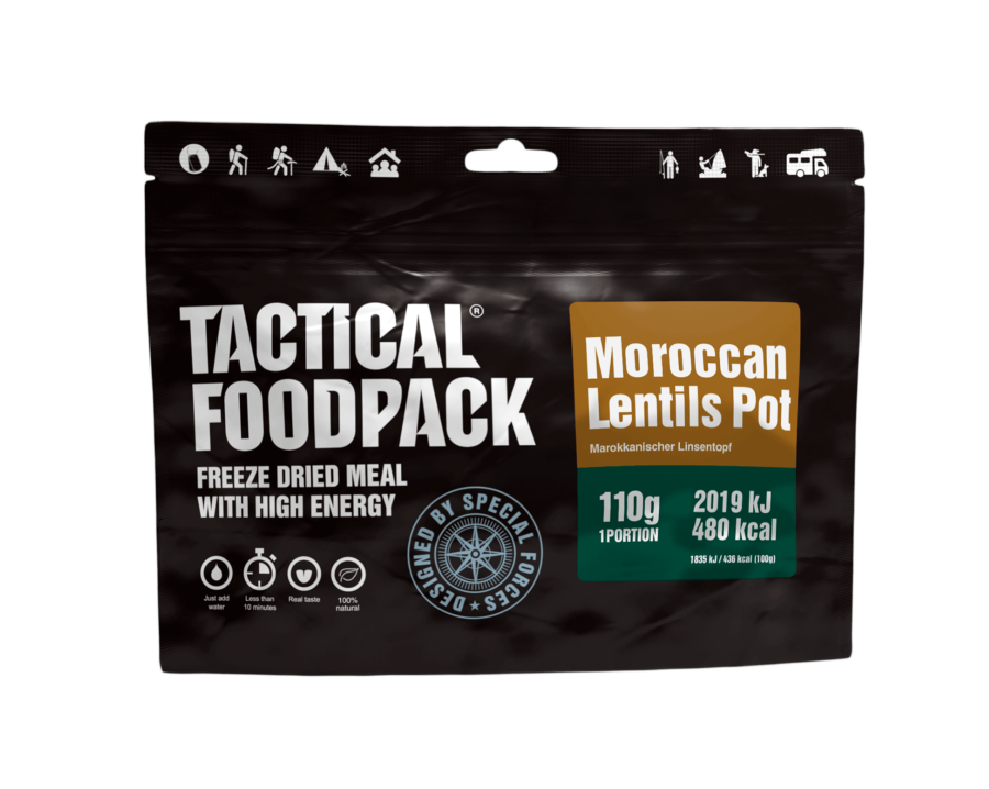 Tactical Foodpack τροφή επιβίωσης Moroccan Lentils Pot
