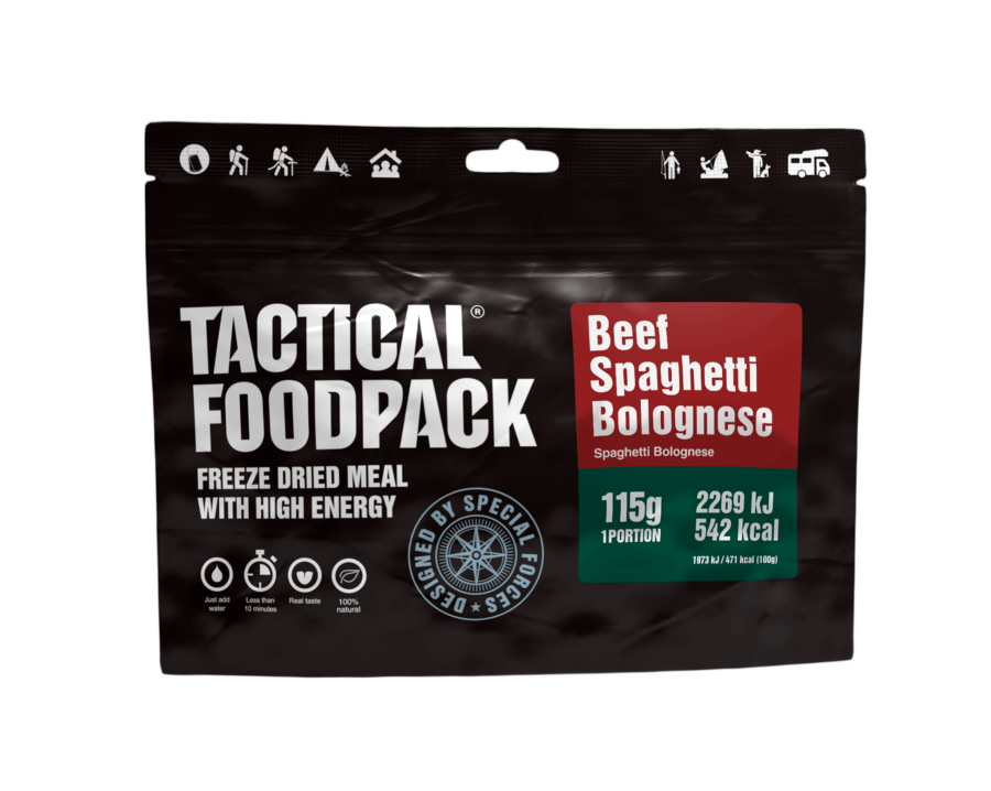 Tactical Foodpack τροφή επιβίωσης Beef Spaghetti Bolognese