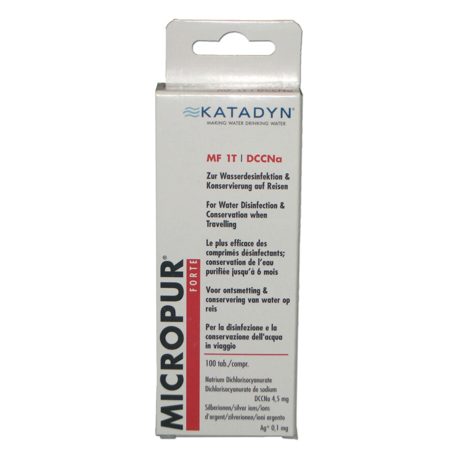 Ταμπλέτες καθαρισμού νερού Katadyn Micropur Forte 100 τεμ.