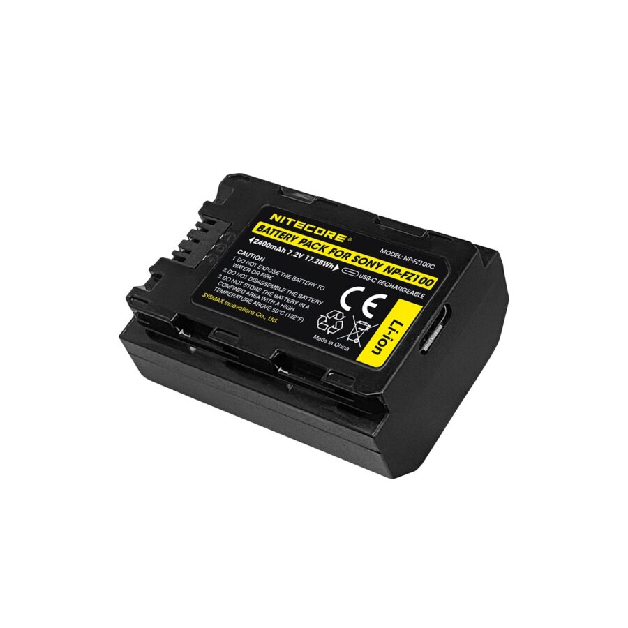 ΜΠΑΤΑΡΙΑ NITECORE for SONY NP-FZ100C, 7.2V, 2400mAh, 17.28Wh