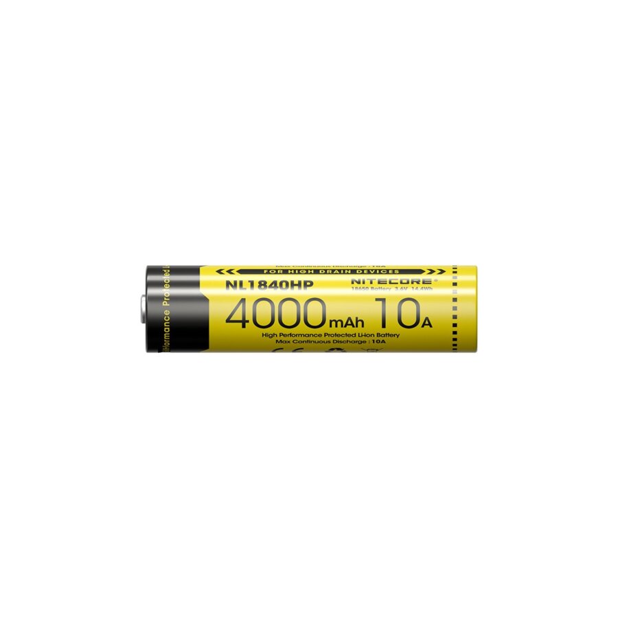 ΜΠΑΤΑΡΙΑ NITECORE 18650 / 4000mAh (τιμή τεμαχίου), NL1840HP