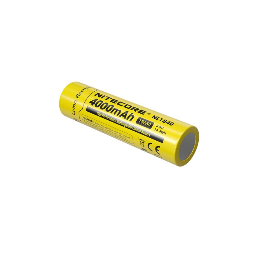 ΜΠΑΤΑΡΙΑ NITECORE 18650 / 4000mAh (τιμή τεμαχίου), NL1840