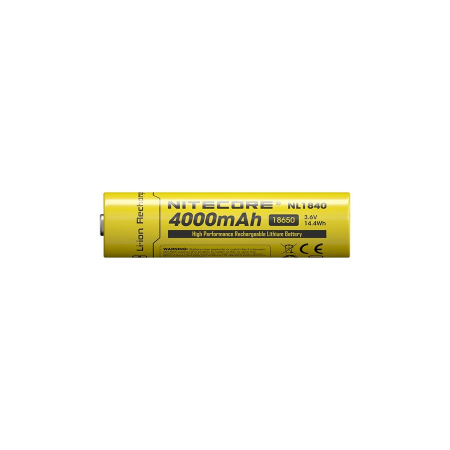 ΜΠΑΤΑΡΙΑ NITECORE 18650 / 4000mAh (τιμή τεμαχίου), NL1840