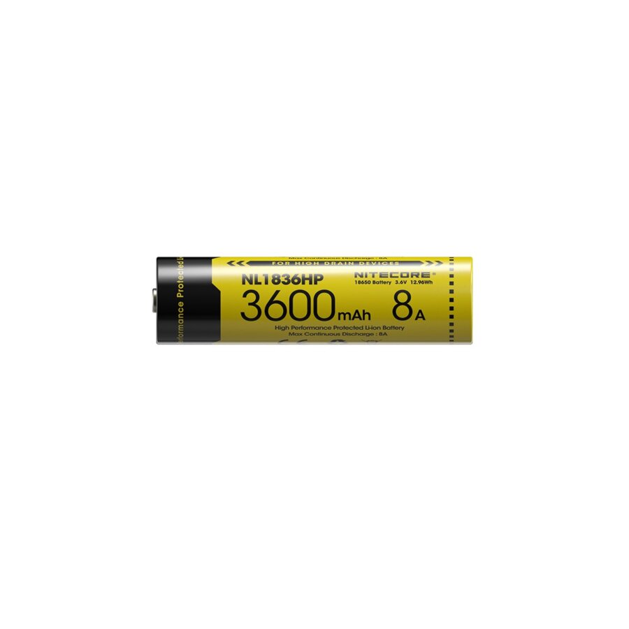 ΜΠΑΤΑΡΙΑ NITECORE 18650 / 3600mAh (τιμή τεμαχίου), NL1836HP