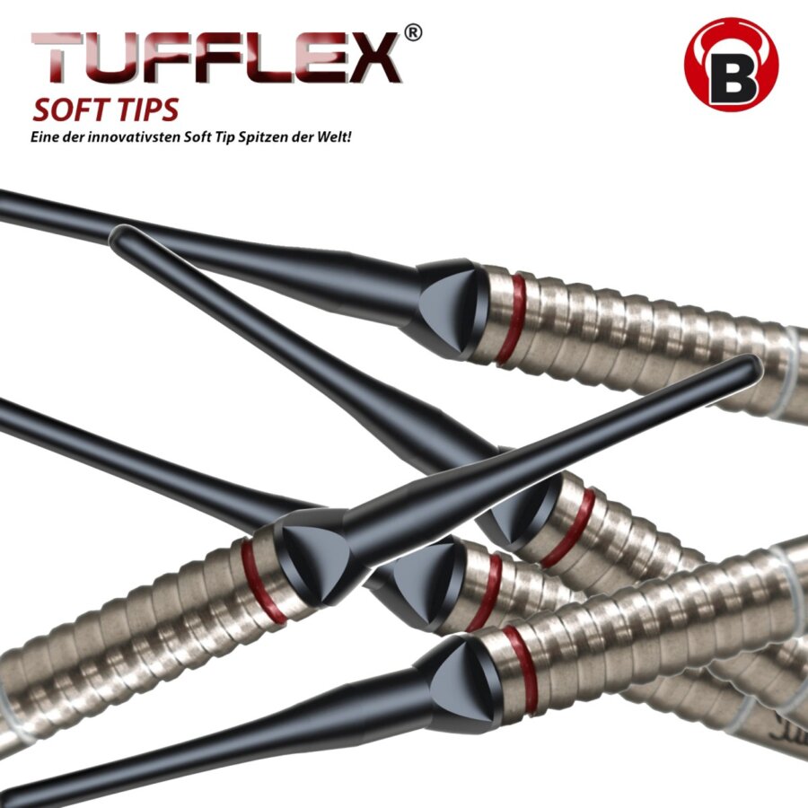 ΜΥΤΕΣ, DART, BULL'S Tufflex Soft Tips 6mm(2BA) 100 Pack