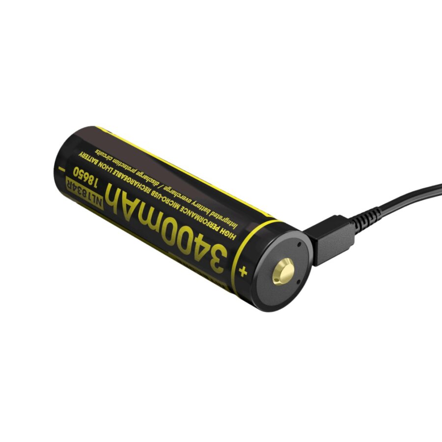 ΜΠΑΤΑΡΙΑ NITECORE 18650 / 3400mAh/Micro USB