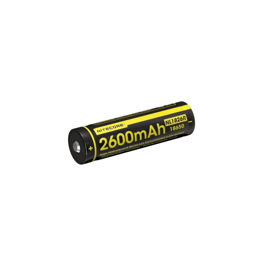 ΜΠΑΤΑΡΙΑ NITECORE 18650 / 2600mAh/Micro USB