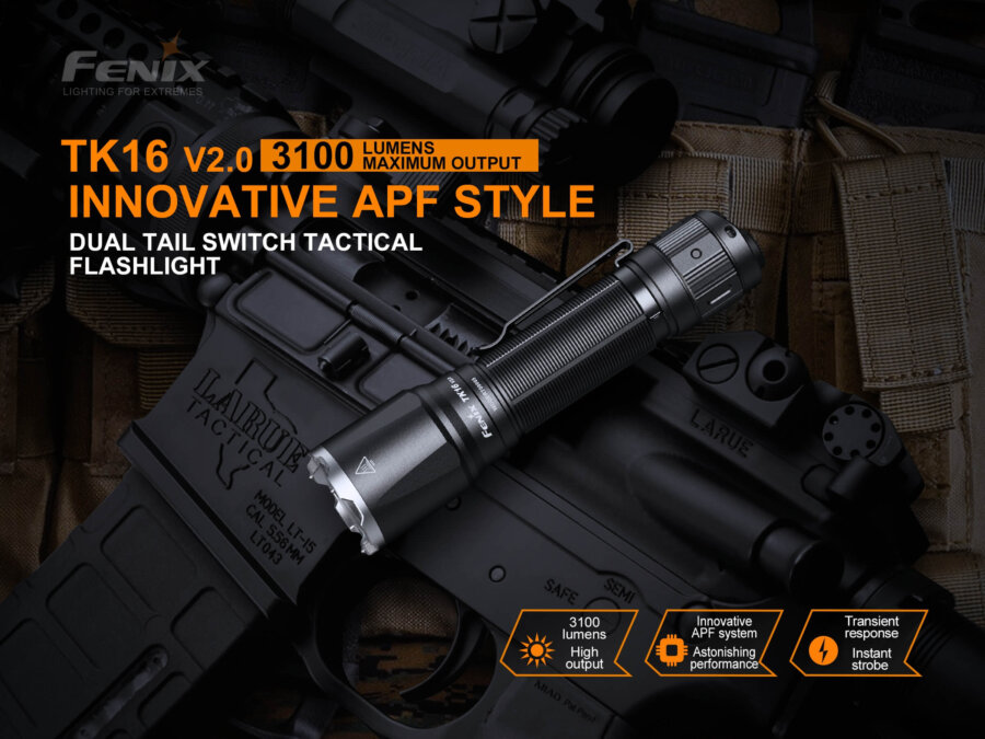 Φακός Fenix TK16 V2.0 Επαναφορτιζόμενος