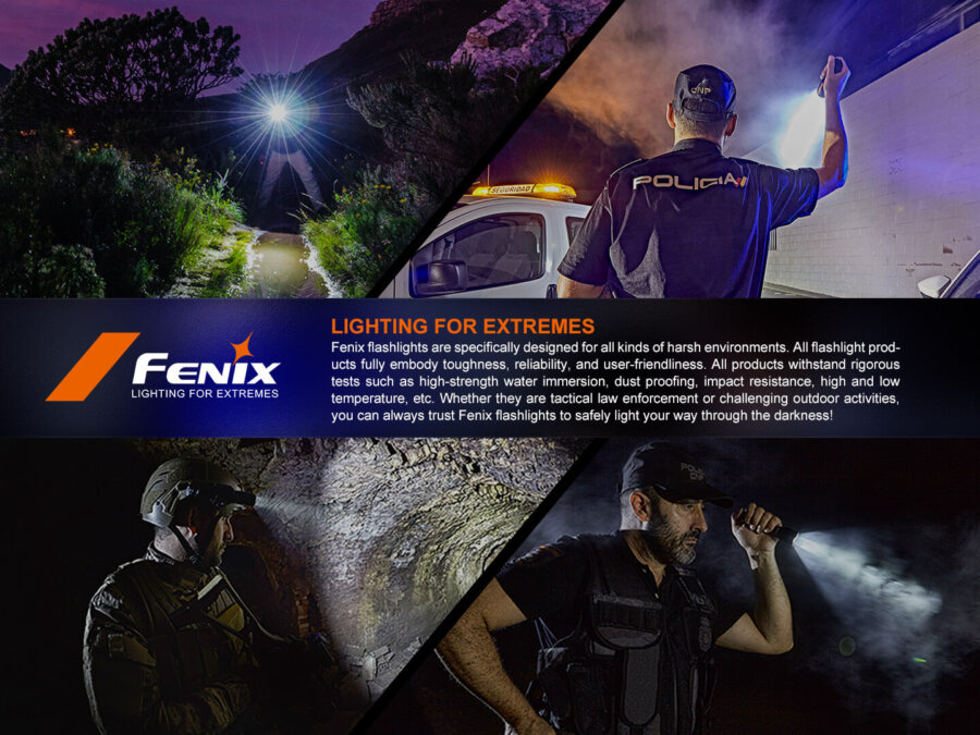 Φακός Fenix PD35R Επαναφορτιζόμενος με USB