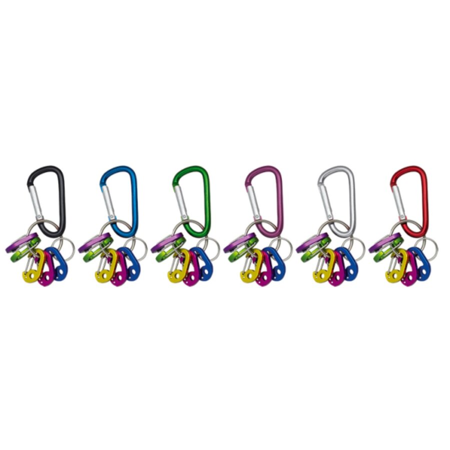 ΜΠΡΕΛΟΚ Albainox Carabiner Keychain Set, 16249