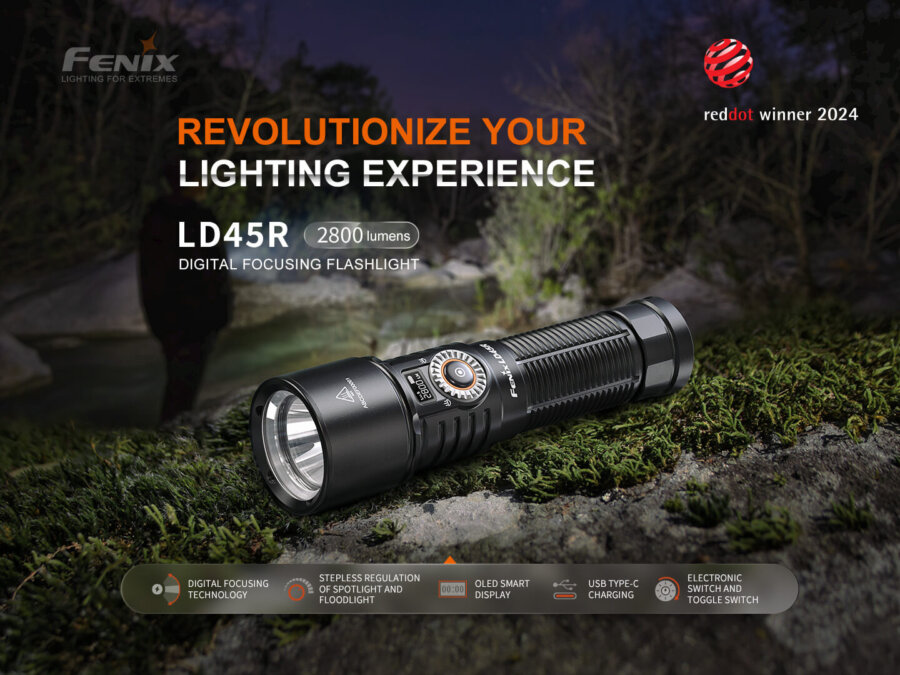 Φακός Fenix LD45R Επαναφορτιζόμενος με USB