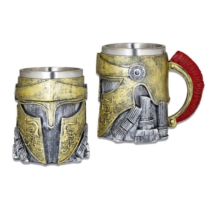 ΠΟΤΗΡΙ ΔΙΑΚΟΣΜΗΤΙΚΟ TOLE10, Spartans Helmet, 39763