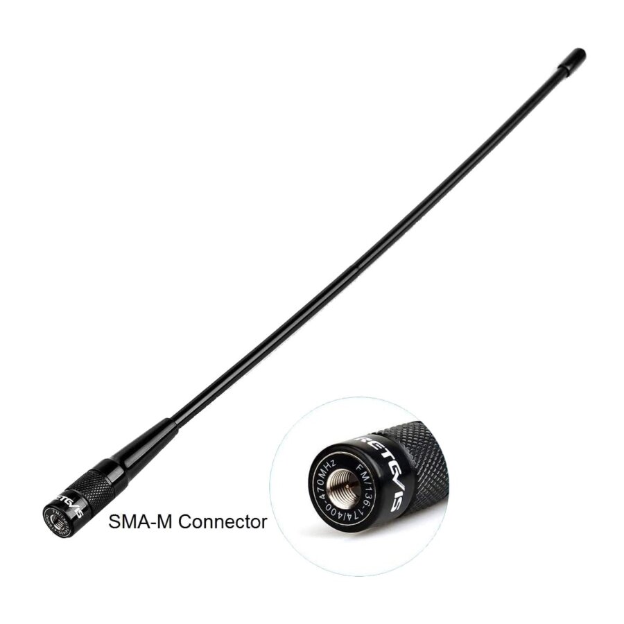 ΚΕΡΑΙΑ RETEVIS, SMA-F U/V Elite Antenna 15.4Inch Dual Band 144/430MHz