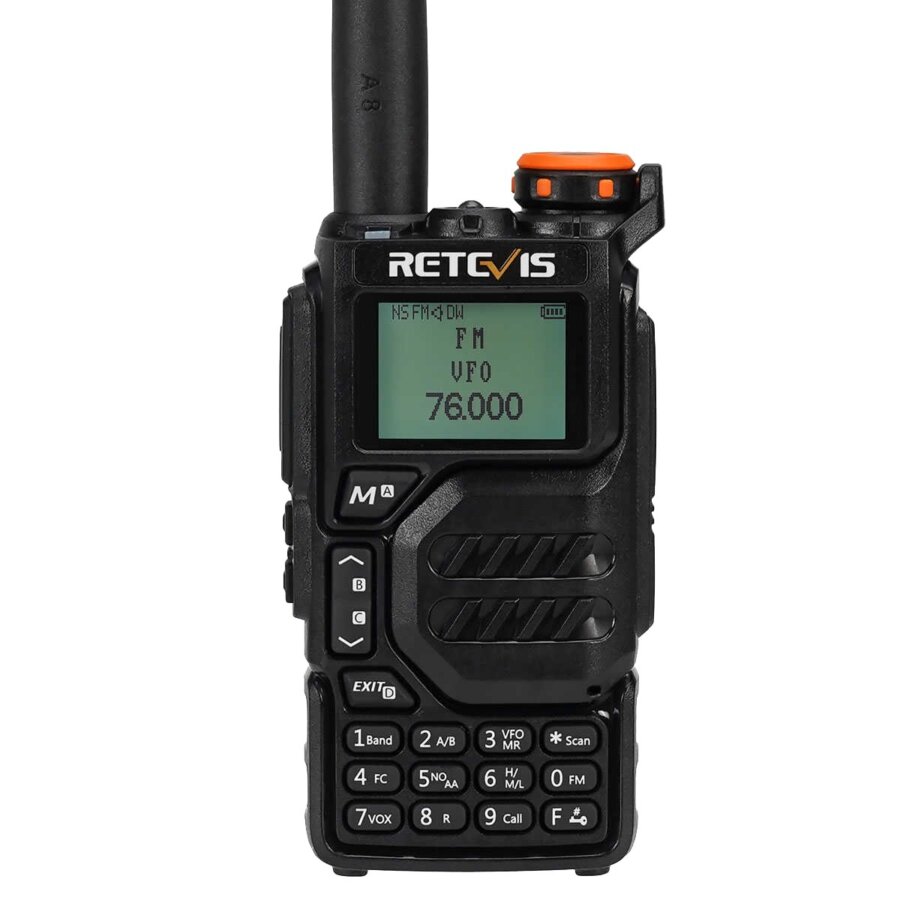 ΠΟΜΠΟΔΕΚΤΗΣ RETEVIS RA79, VHF/UHF, 5W, Aviation Band (EU Ver.)