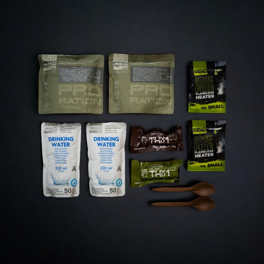 Pro Ration Emergency Food-Water Pack Menu 1 Λήξη σε 15 Ετη