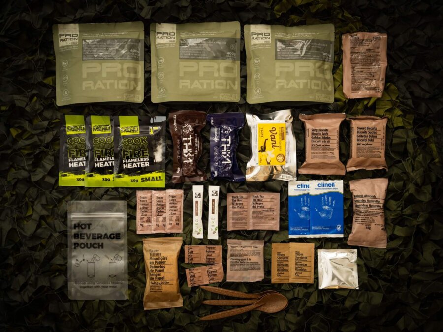 Pro Ration Ultimate tactical ration Full-Day Menu 1