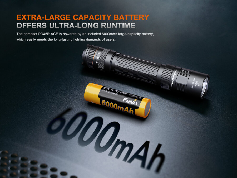 Φακός Fenix PD45R ACE Επαναφορτιζόμενος με USB