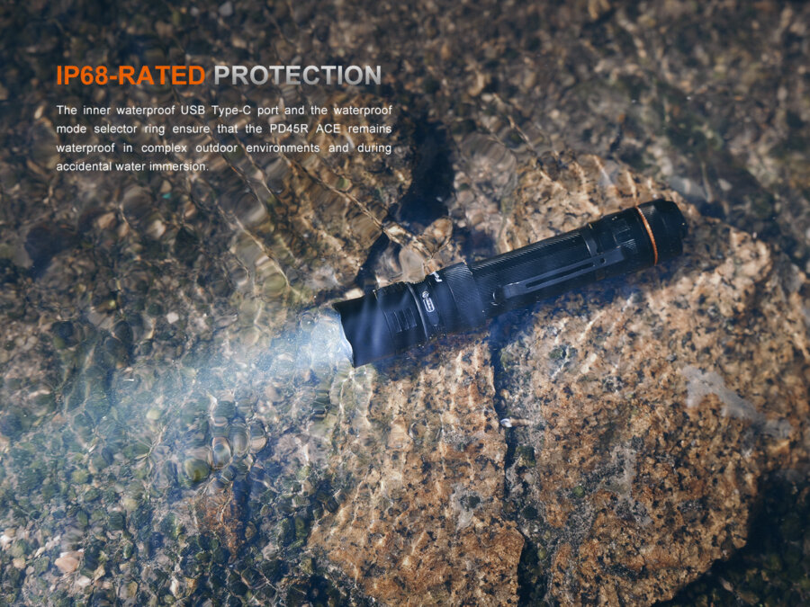 Φακός Fenix PD45R ACE Επαναφορτιζόμενος με USB