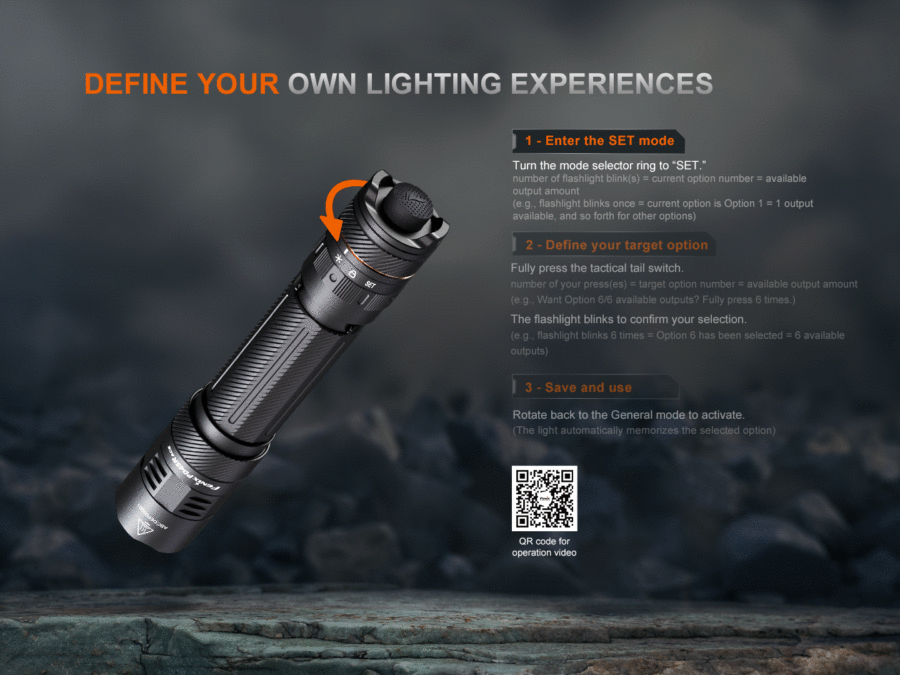 Φακός Fenix PD45R ACE Επαναφορτιζόμενος με USB