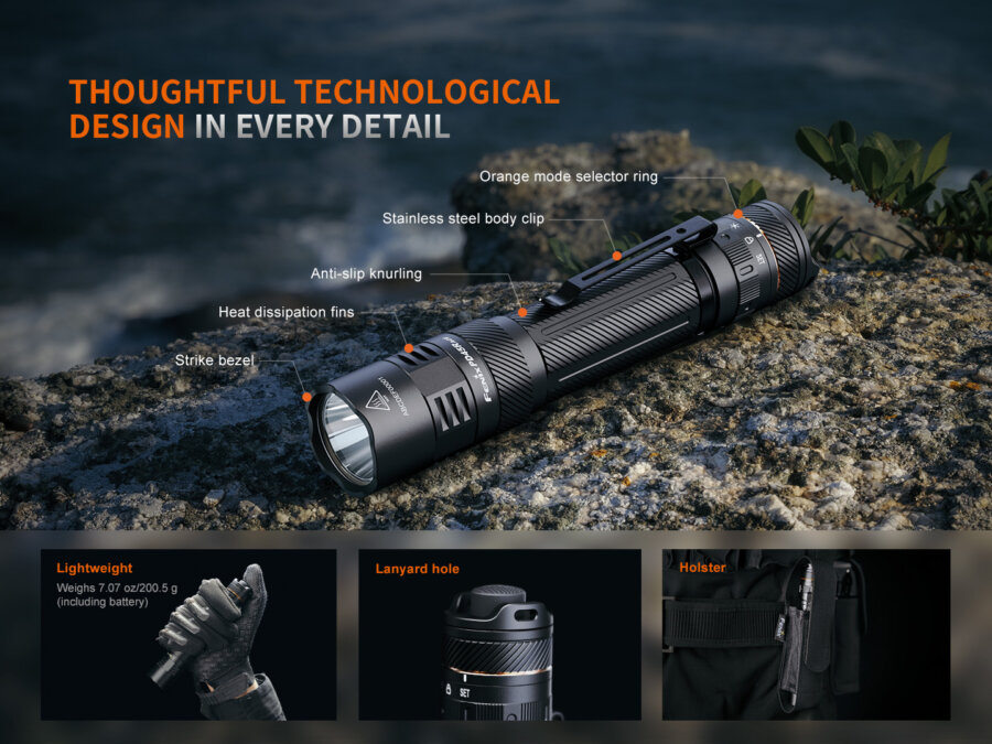 Φακός Fenix PD45R ACE Επαναφορτιζόμενος με USB