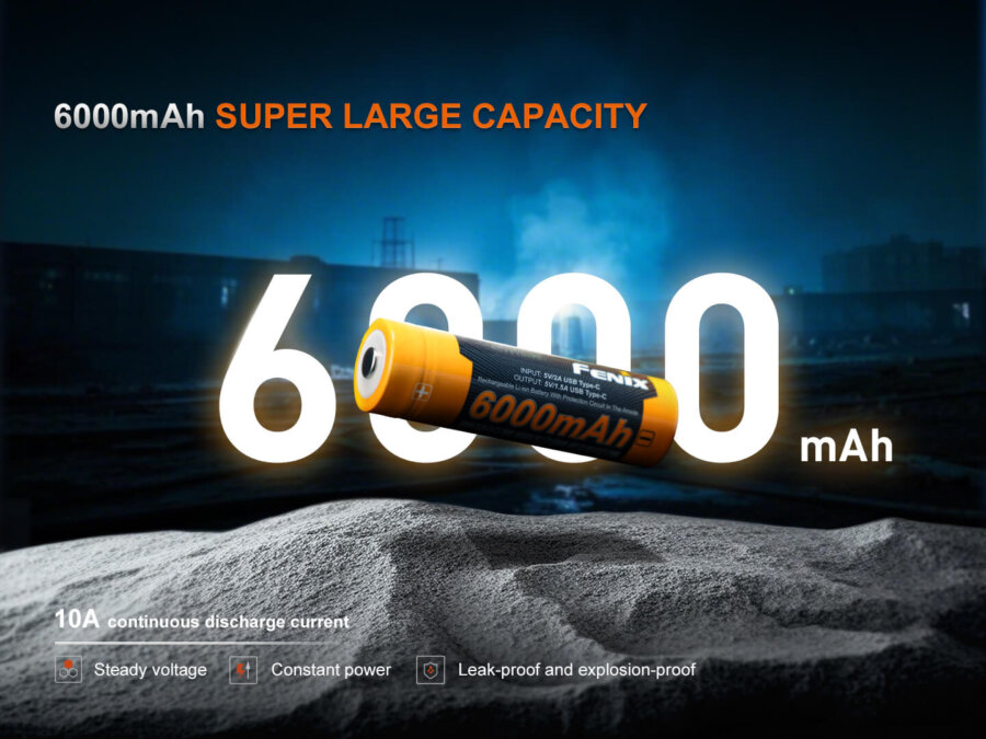 Μπαταρία Fenix ARB-L21-6000B Επαναφορτιζόμενη
